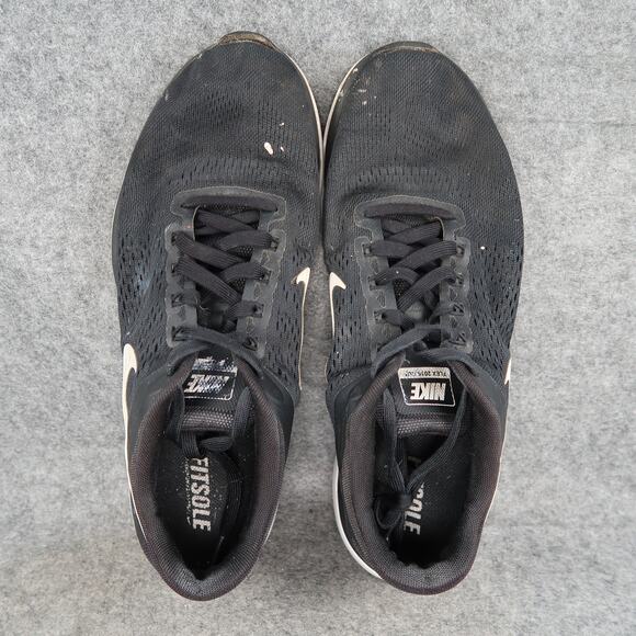 Nike Shoes Mens 12 Athletic Trainer Flex 2015 Run Running Sneakers Casual Black - Picture 7 of 13